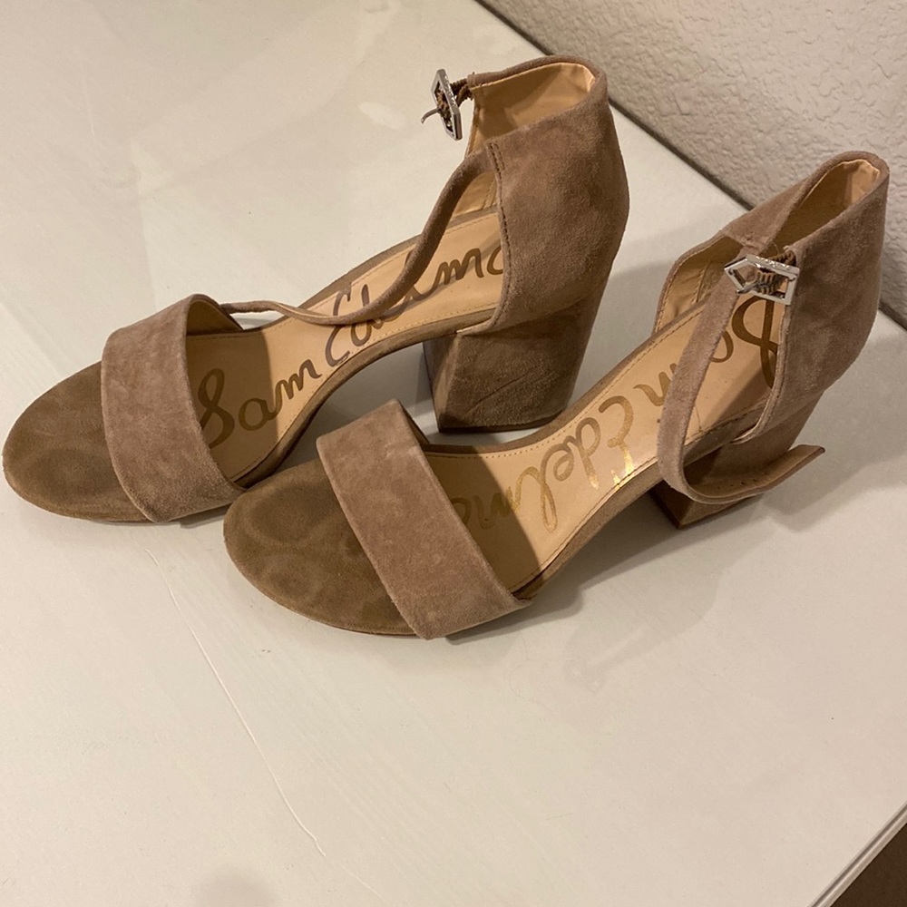 Suede heels